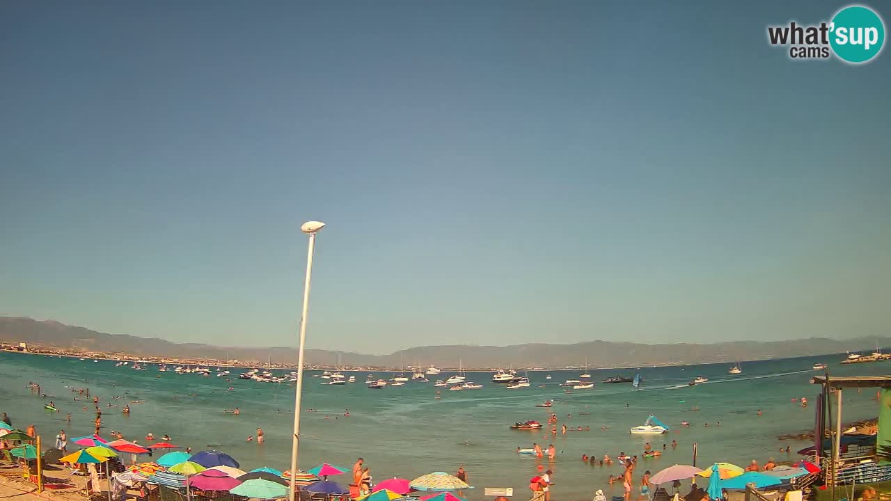 Webcam Cagliari Windsurf Club – Spiaggia del Poetto in diretta