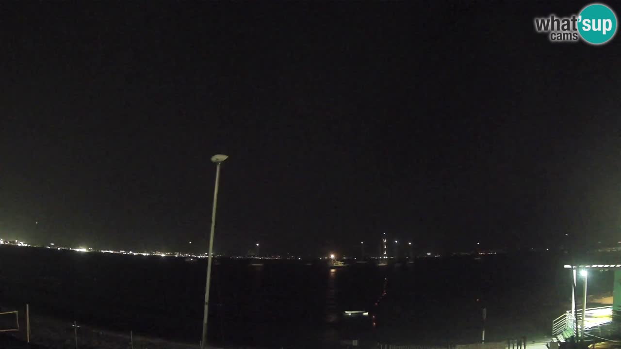 Web kamera Cagliari Windsurf Club – Poetto plaža uživo