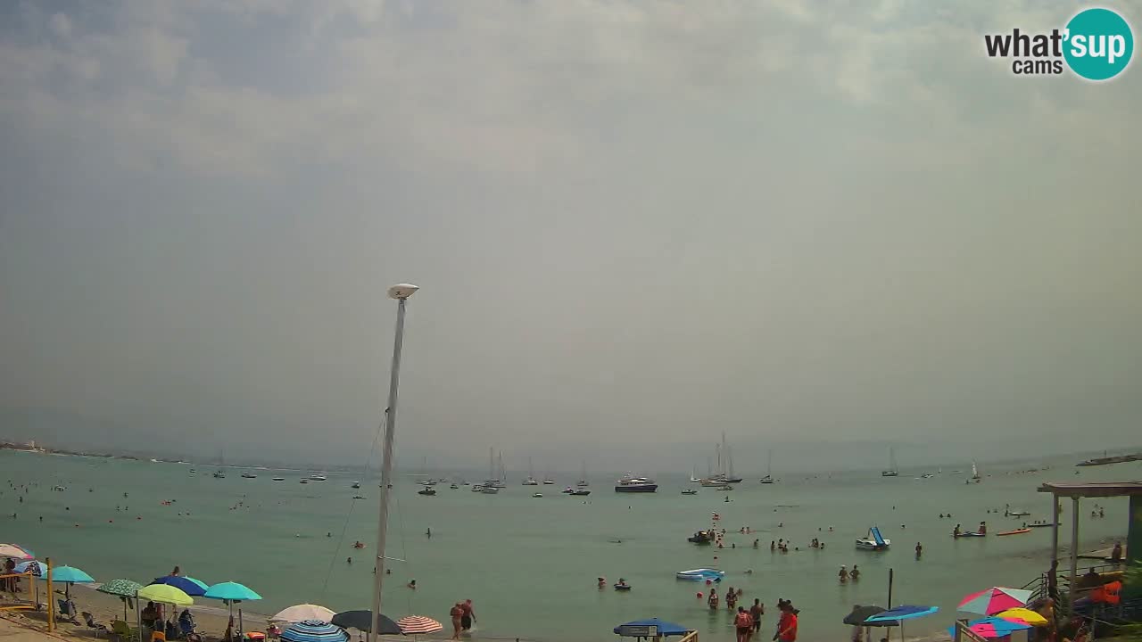 Webcam Cagliari Windsurf Club – Spiaggia del Poetto in diretta