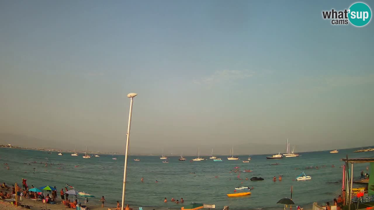 Webcam Cagliari Windsurf Club – Spiaggia del Poetto in diretta