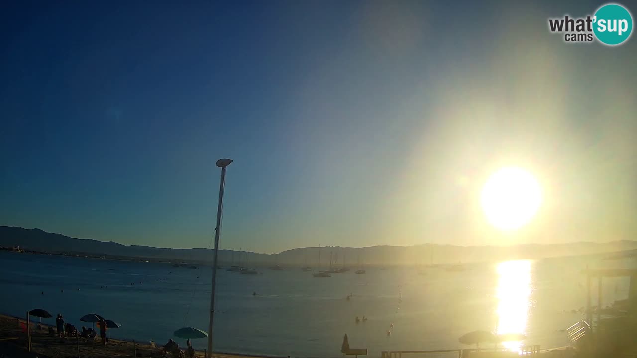 Webcam Cagliari Windsurf Club – Liveblick vom Poetto Strand