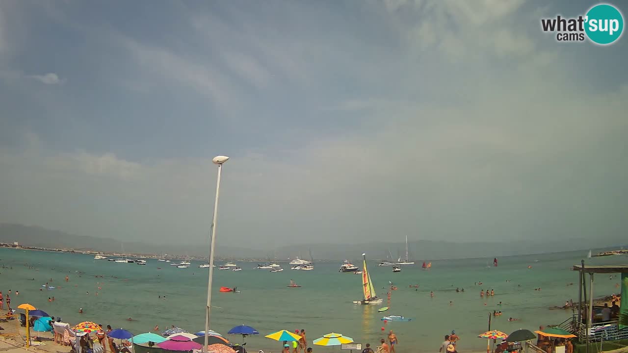 Webcam Cagliari Windsurf Club – Spiaggia del Poetto in diretta