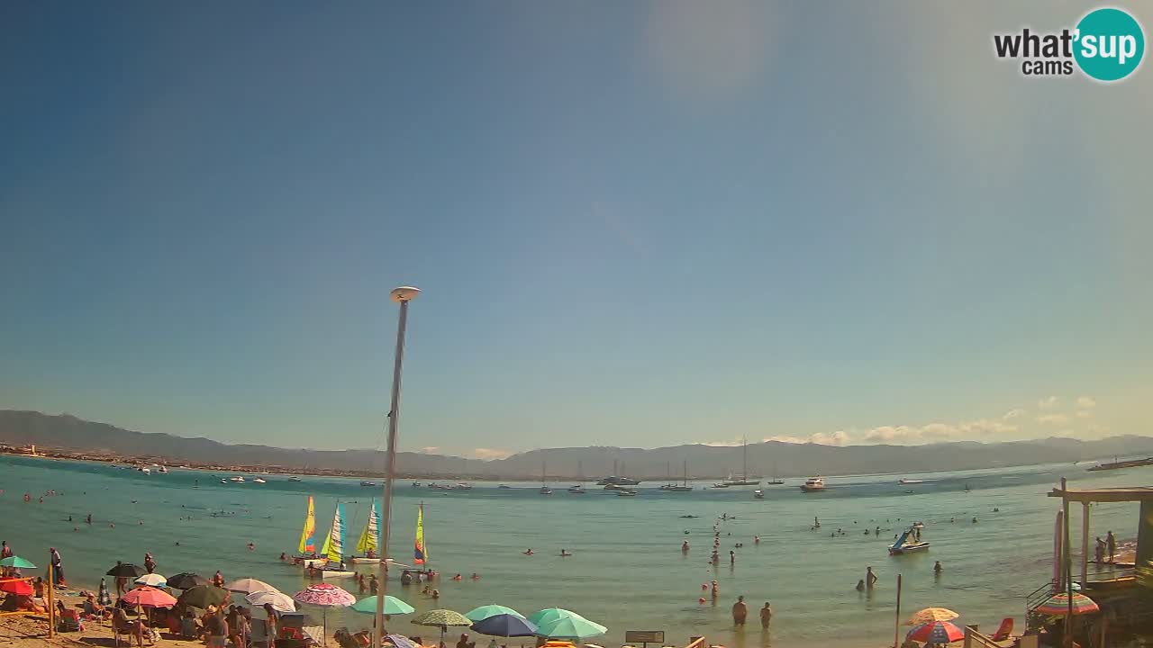 Webcam Cagliari Windsurf Club – Liveblick vom Poetto Strand