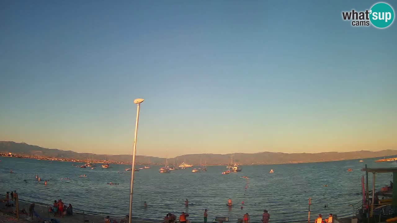Webcam Cagliari Windsurf Club – Spiaggia del Poetto in diretta