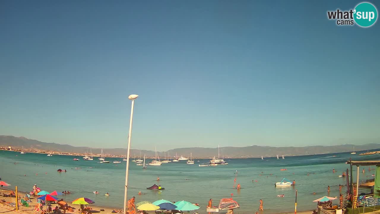 Webcam Cagliari Windsurf Club – Liveblick vom Poetto Strand