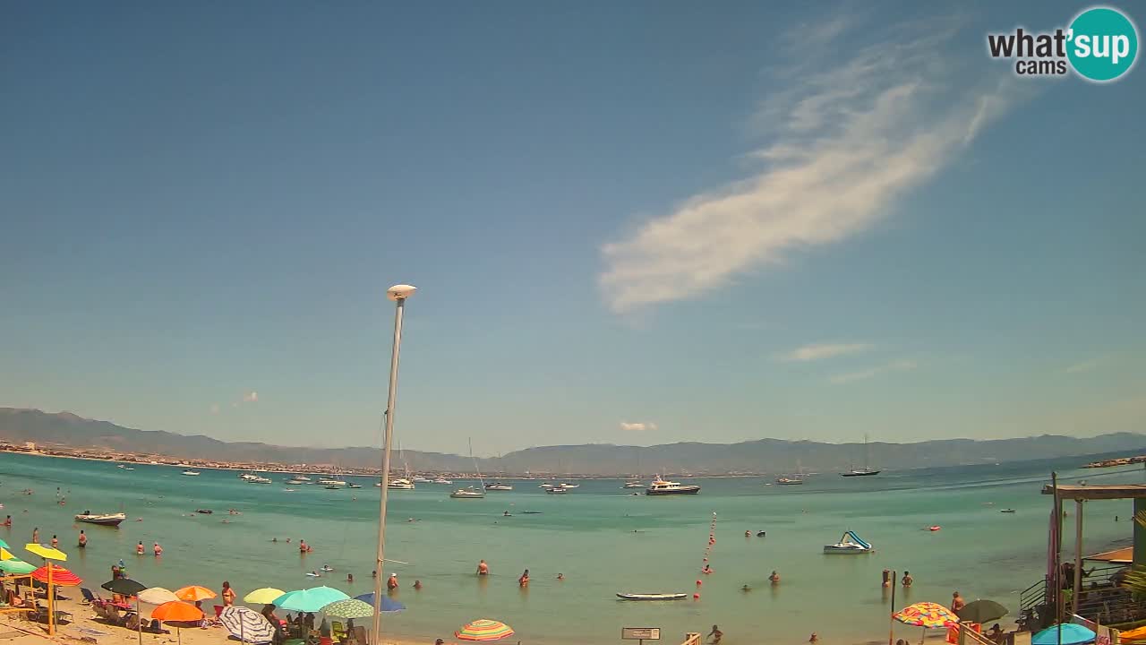 Webcam Cagliari Windsurf Club – Spiaggia del Poetto in diretta