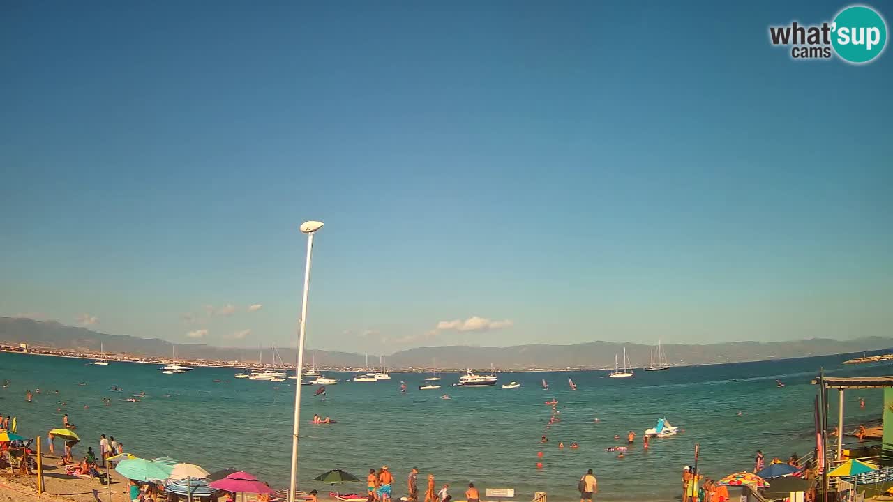 Webcam Cagliari Windsurf Club – Liveblick vom Poetto Strand