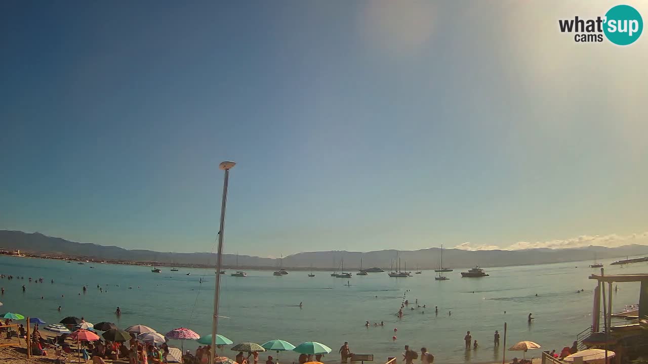 Webcam Cagliari Windsurf Club – Liveblick vom Poetto Strand