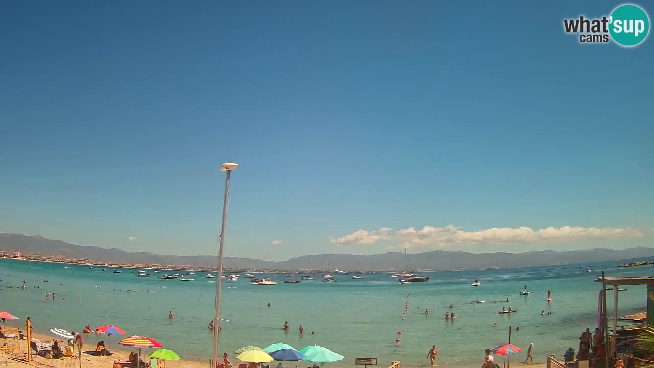 Webcam Cagliari Windsurf Club – Liveblick vom Poetto Strand