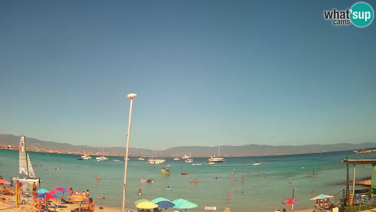 Webcam Cagliari Windsurf Club – Plage du Poetto en direct