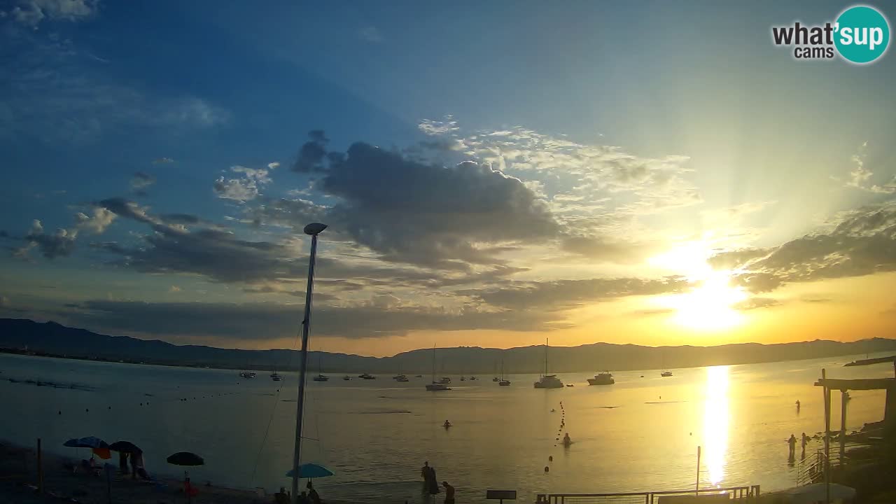 Webcam Cagliari Windsurf Club – Spiaggia del Poetto in diretta