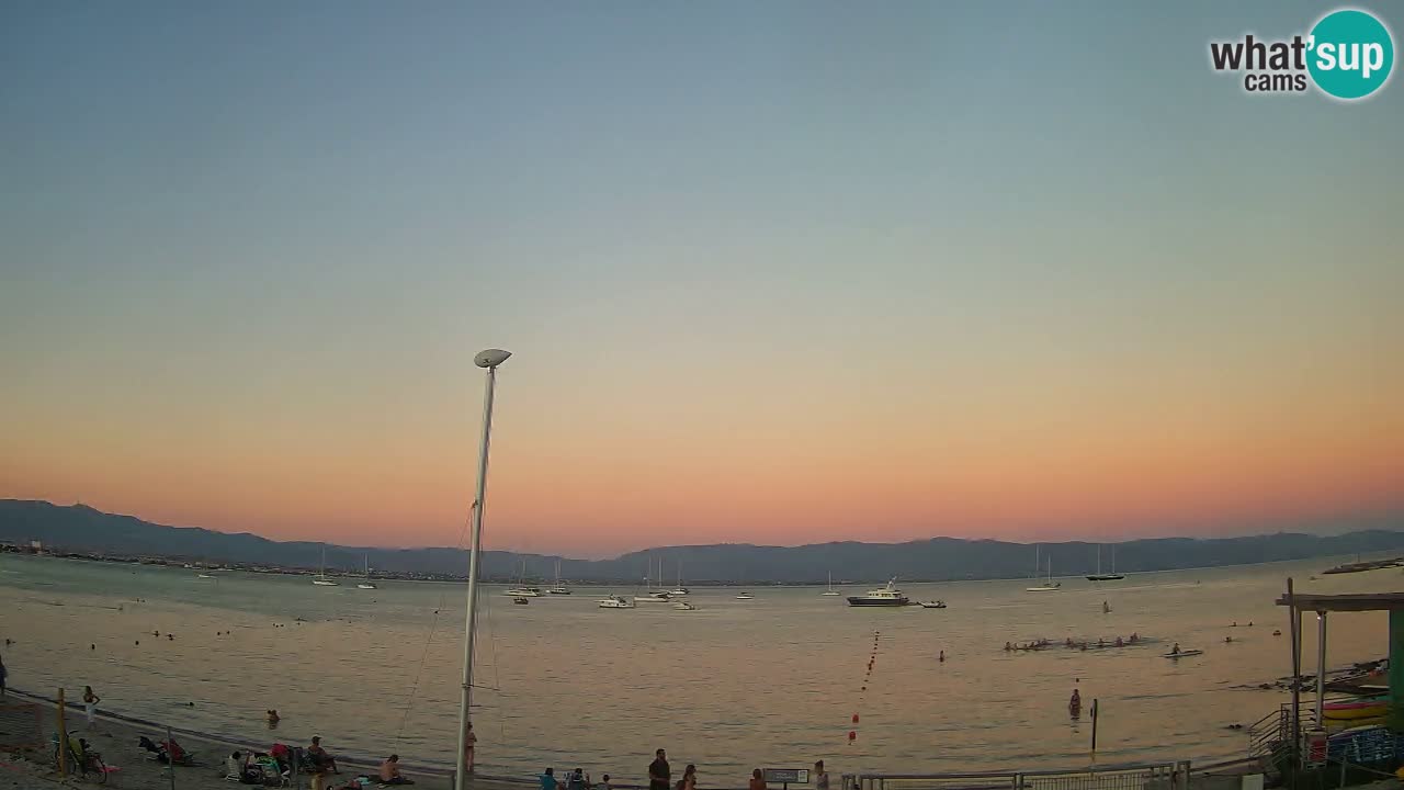 Webcam Cagliari Windsurf Club – Spiaggia del Poetto in diretta