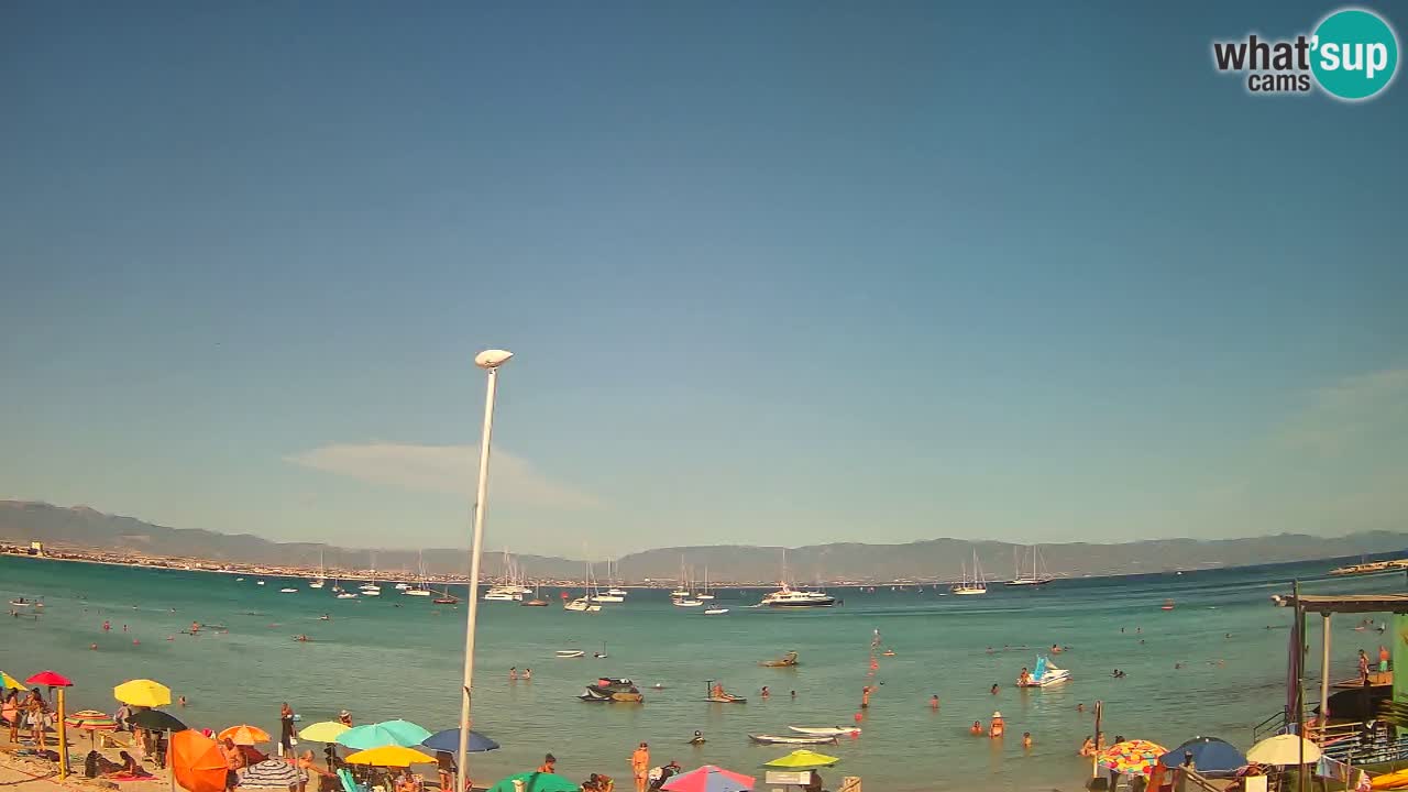 Webcam Cagliari Windsurf Club – Spiaggia del Poetto in diretta