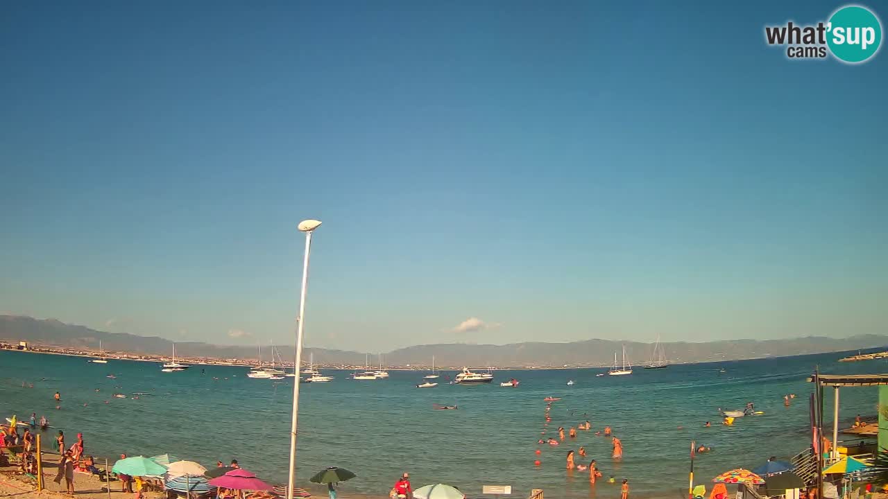 Webcam Cagliari Windsurf Club – Plage du Poetto en direct