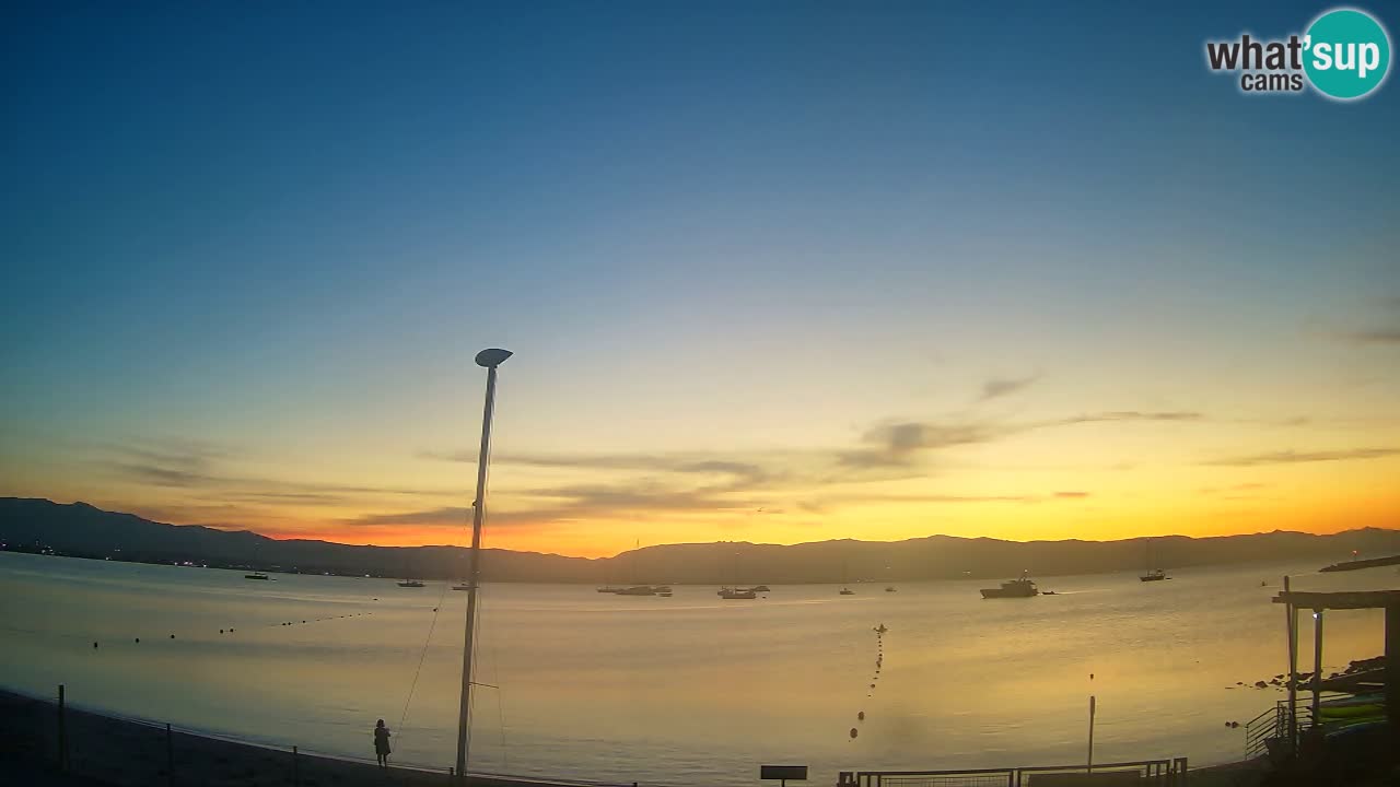 Webcam Cagliari Windsurf Club – Spiaggia del Poetto in diretta