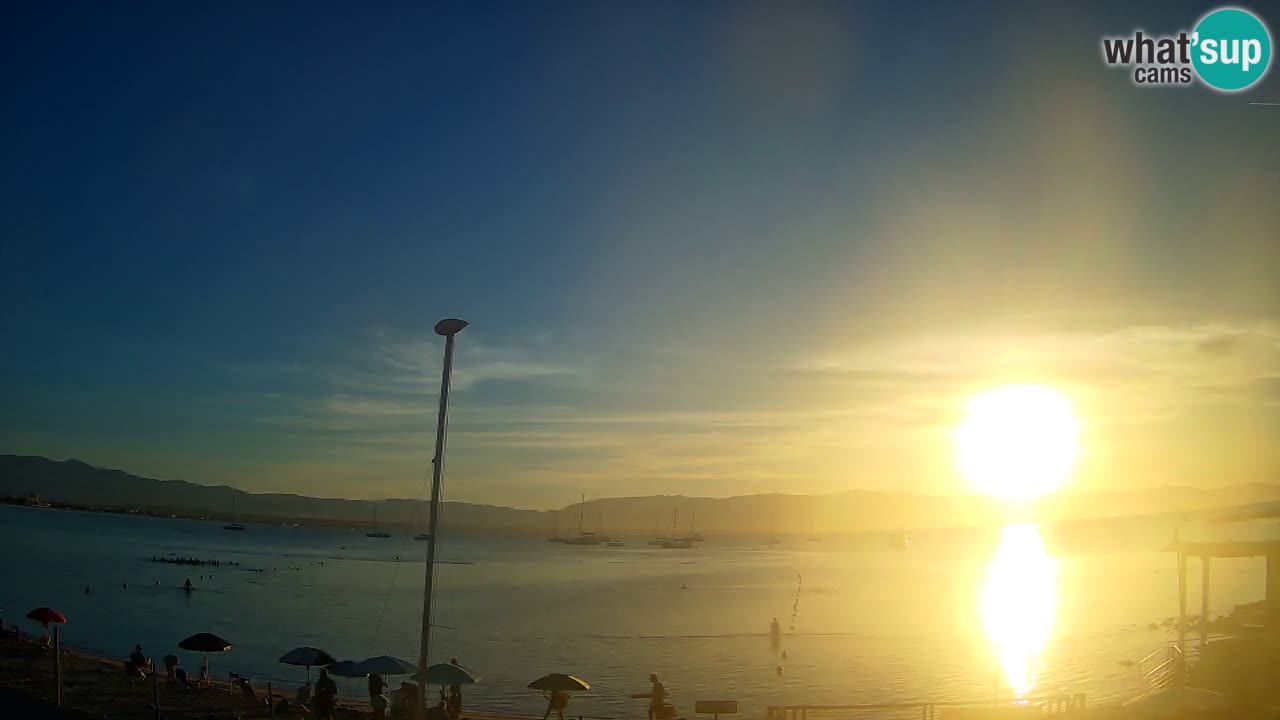 Webcam Cagliari Windsurf Club – Liveblick vom Poetto Strand