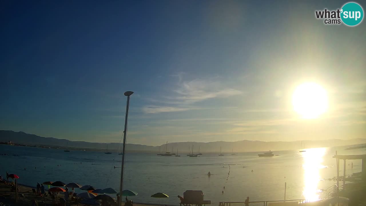Webcam Cagliari Windsurf Club – Liveblick vom Poetto Strand