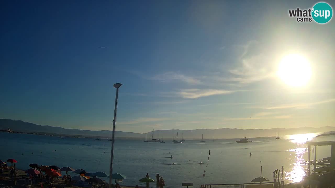 Webcam Cagliari Windsurf Club – Liveblick vom Poetto Strand