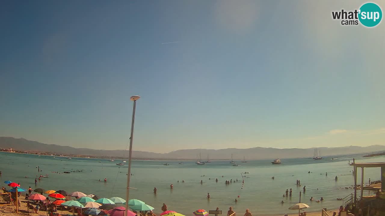 Webcam Cagliari Windsurf Club – Liveblick vom Poetto Strand