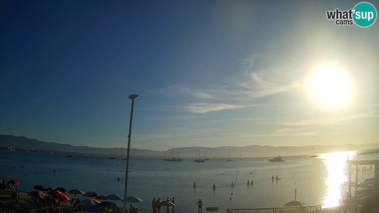 Webcam Cagliari Windsurf Club – Liveblick vom Poetto Strand