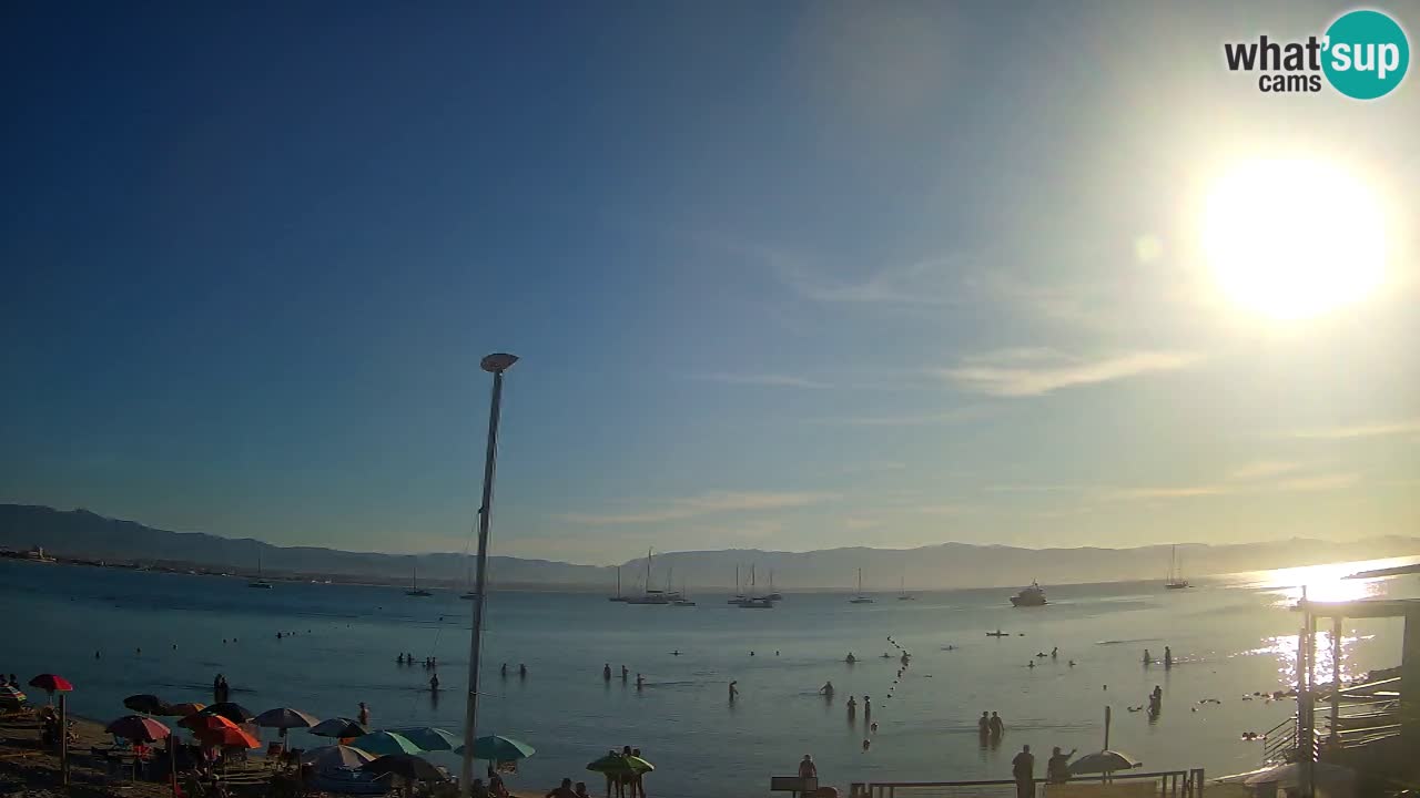 Webcam Cagliari Windsurf Club – Plage du Poetto en direct