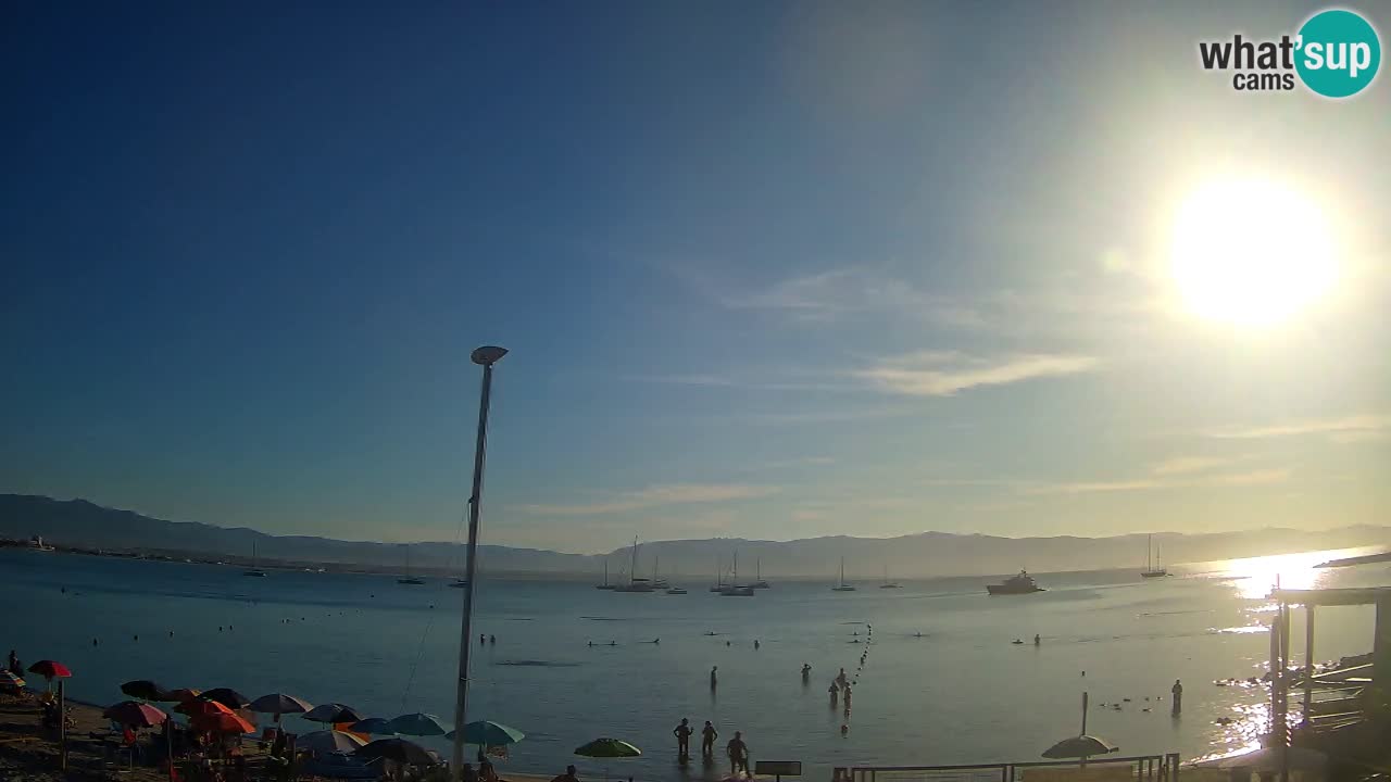 Webcam Cagliari Windsurf Club – Spiaggia del Poetto in diretta