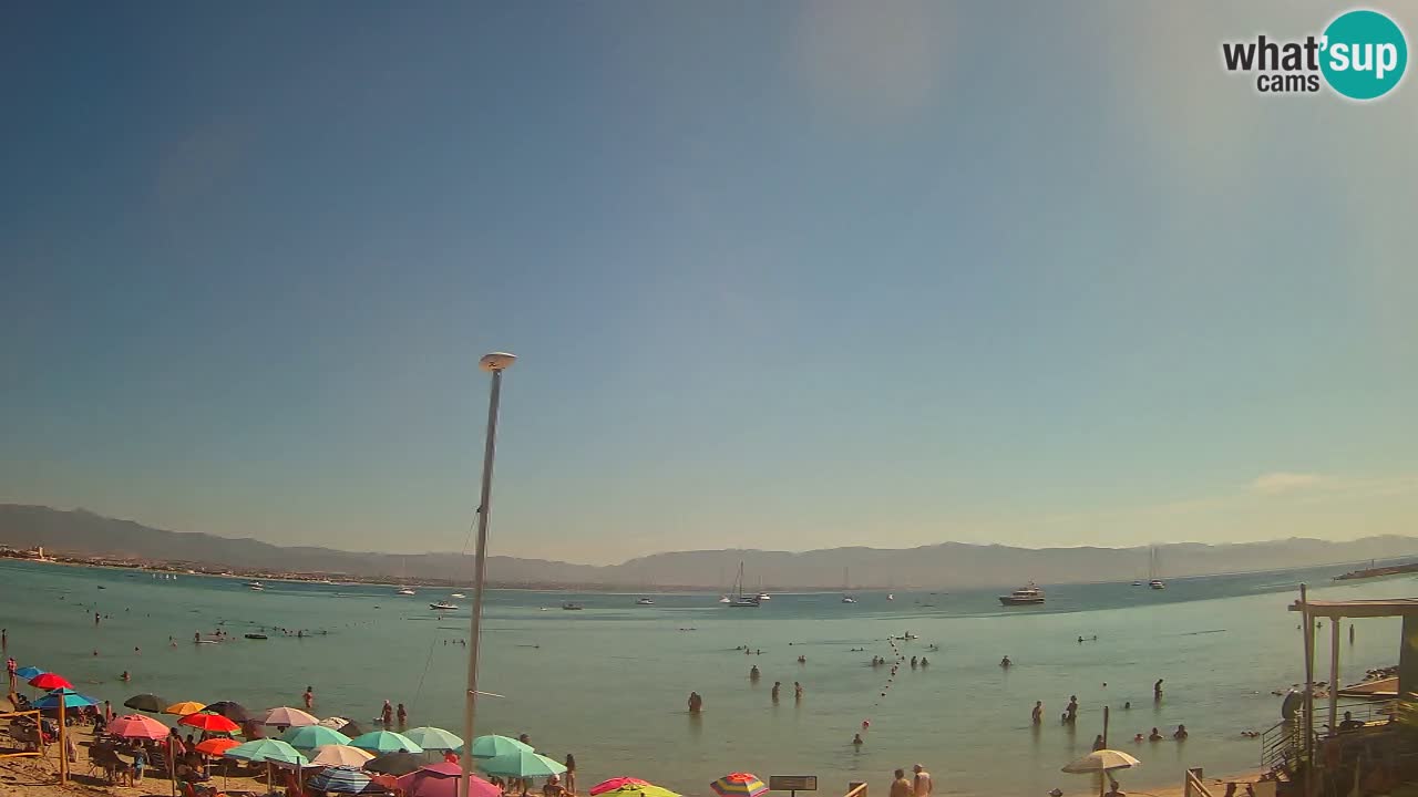 Webcam Cagliari Windsurf Club – Liveblick vom Poetto Strand
