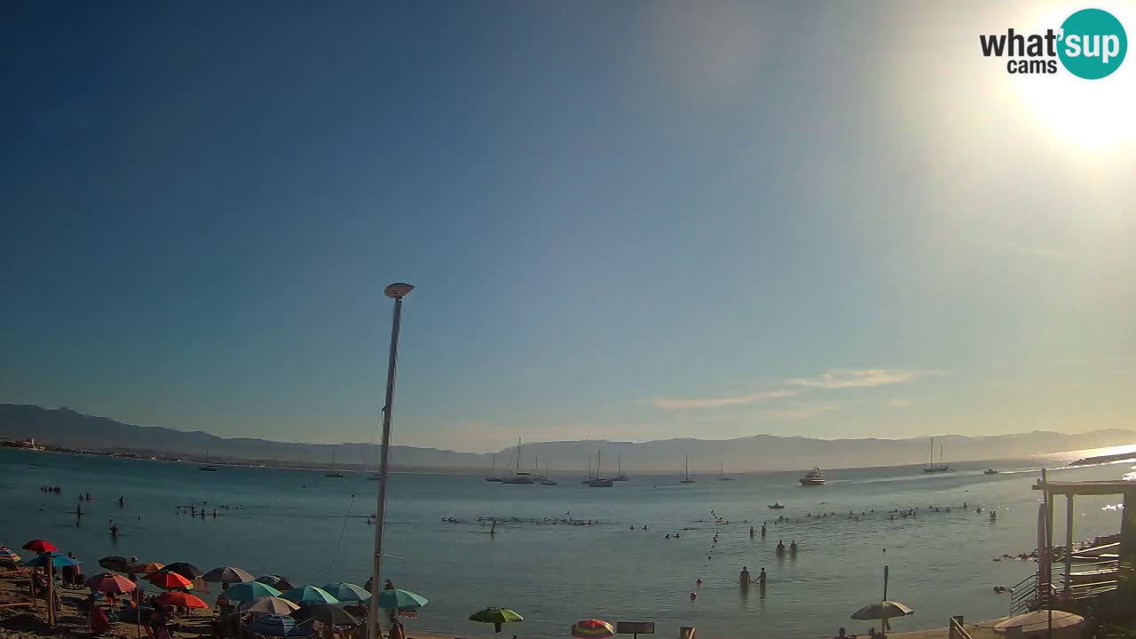 Webcam Cagliari Windsurf Club – Spiaggia del Poetto in diretta