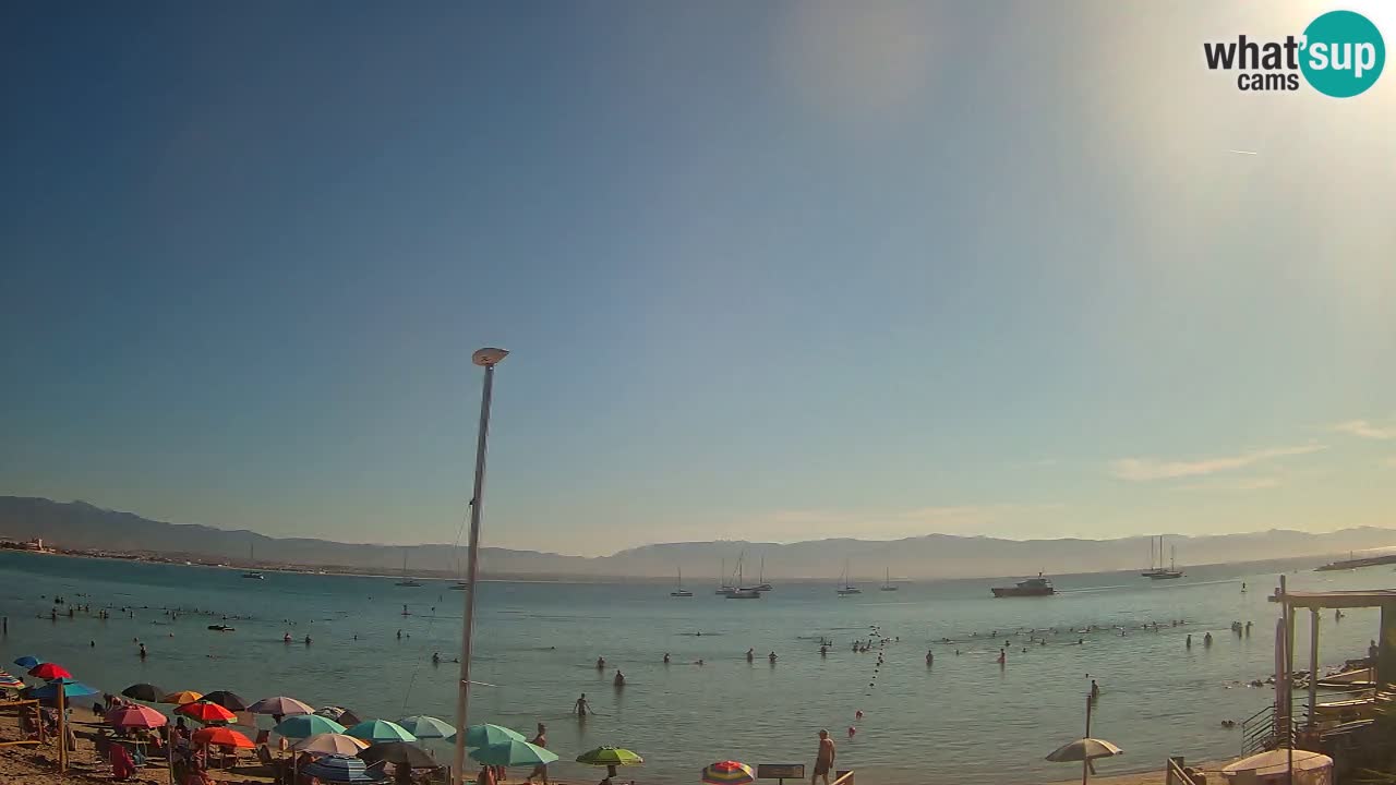 Webcam Cagliari Windsurf Club – Liveblick vom Poetto Strand