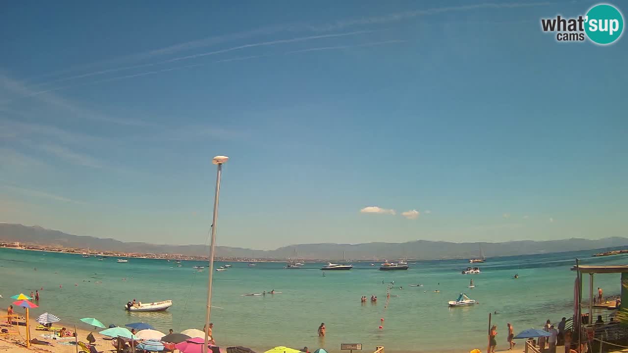 Webcam Cagliari Windsurf Club – Liveblick vom Poetto Strand