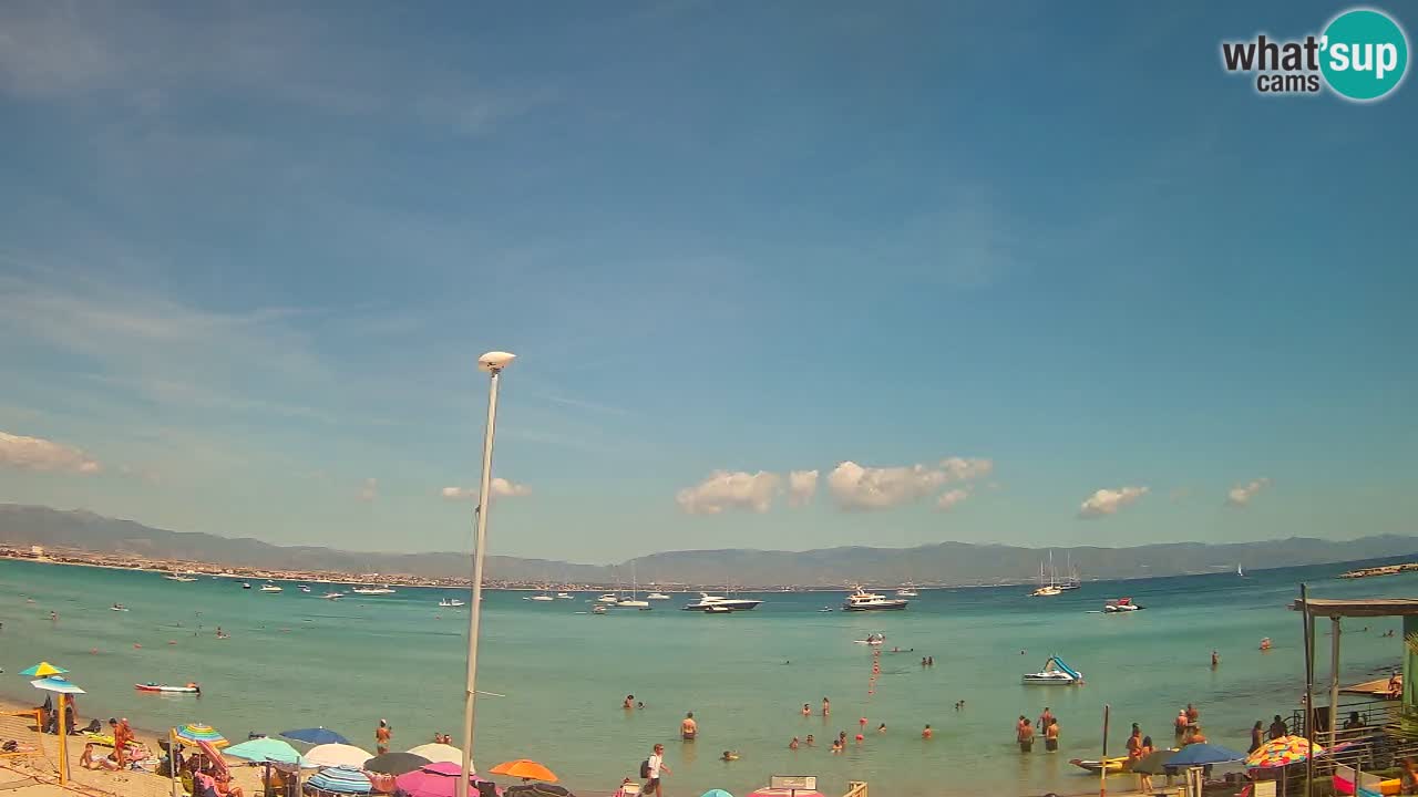 Webcam Cagliari Windsurf Club – Spiaggia del Poetto in diretta