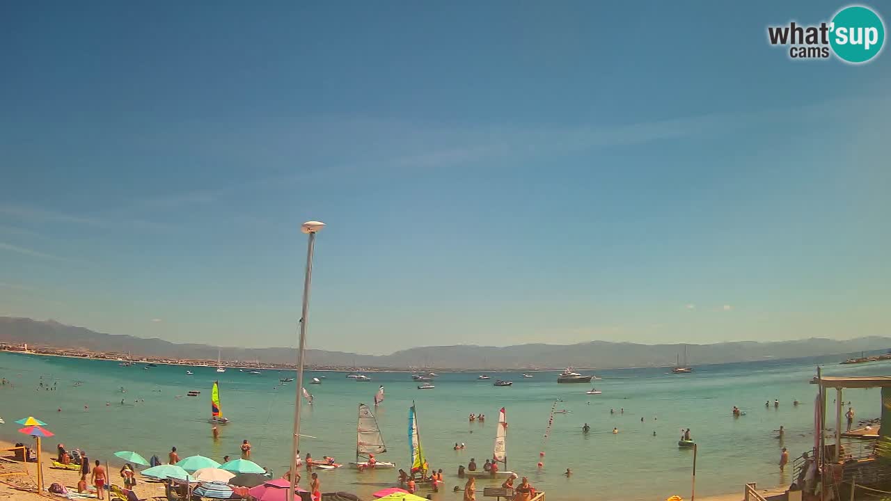 Webcam Cagliari Windsurf Club – Spiaggia del Poetto in diretta