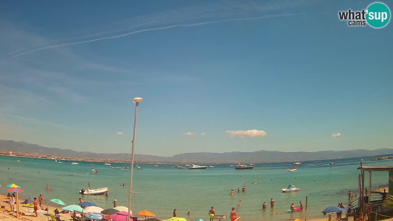 Web kamera Cagliari Windsurf Club – Poetto plaža uživo