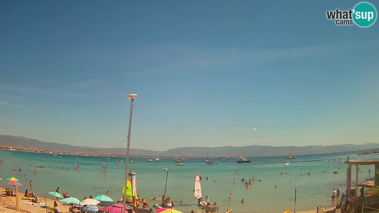 Webcam Cagliari Windsurf Club – Liveblick vom Poetto Strand