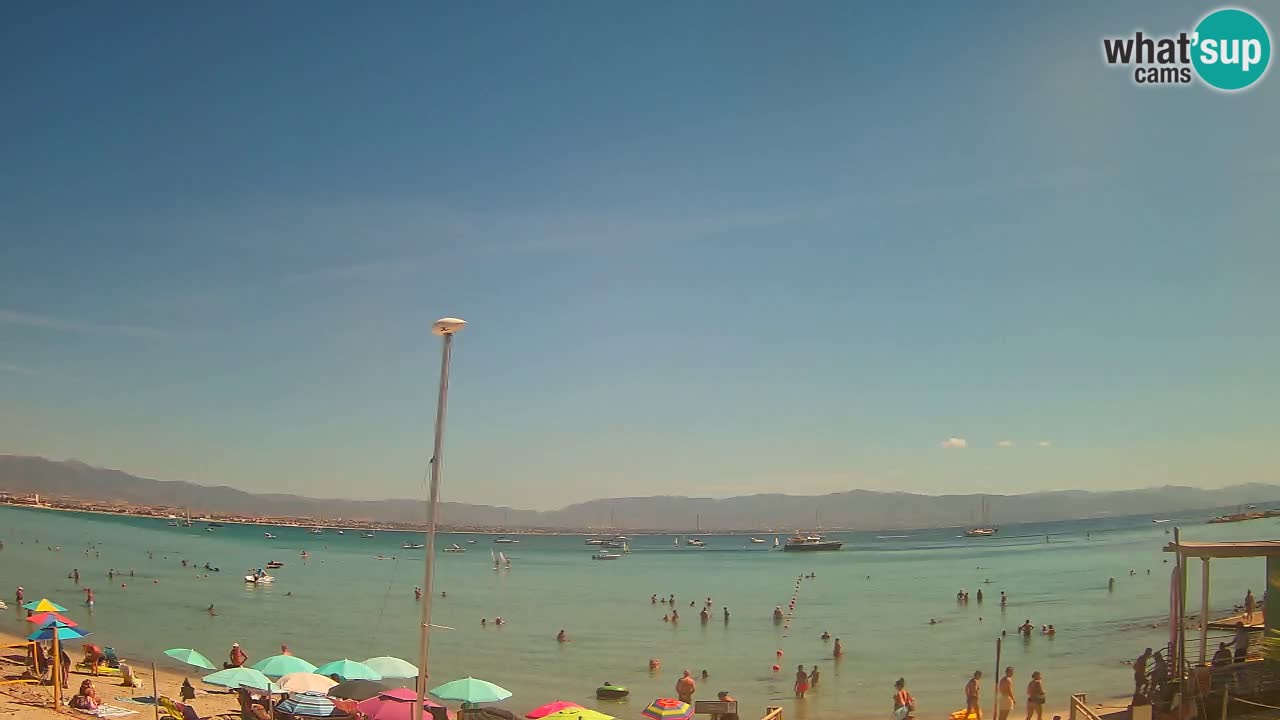 Webcam Cagliari Windsurf Club – Spiaggia del Poetto in diretta