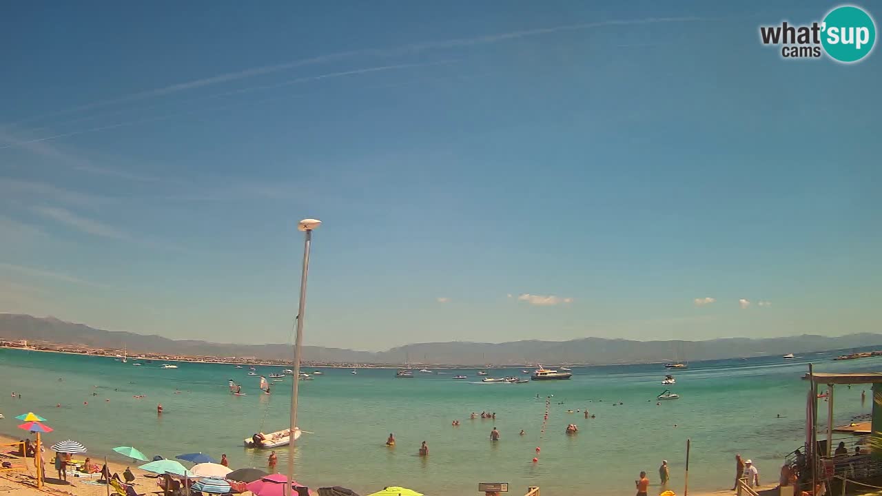 Webcam Cagliari Windsurf Club – Liveblick vom Poetto Strand