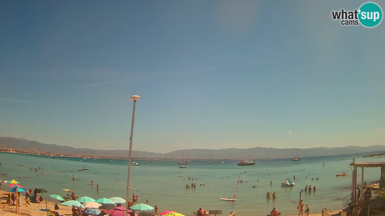 Webcam Cagliari Windsurf Club – Spiaggia del Poetto in diretta