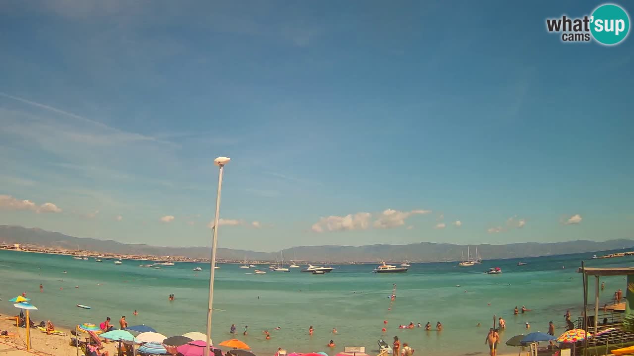 Web kamera Cagliari Windsurf Club – Poetto plaža uživo