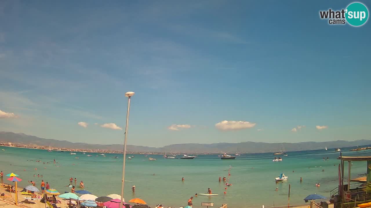 Webcam Cagliari Windsurf Club – Plage du Poetto en direct