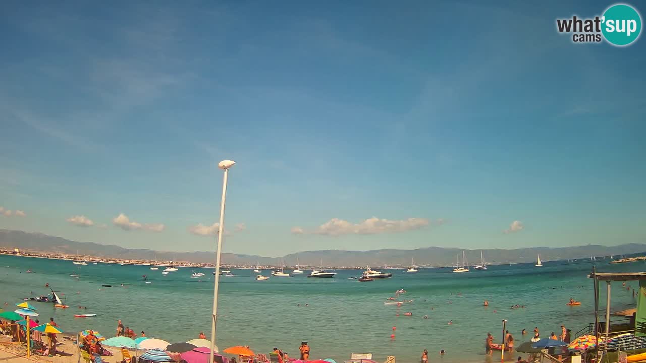 Webcam Cagliari Windsurf Club – Liveblick vom Poetto Strand