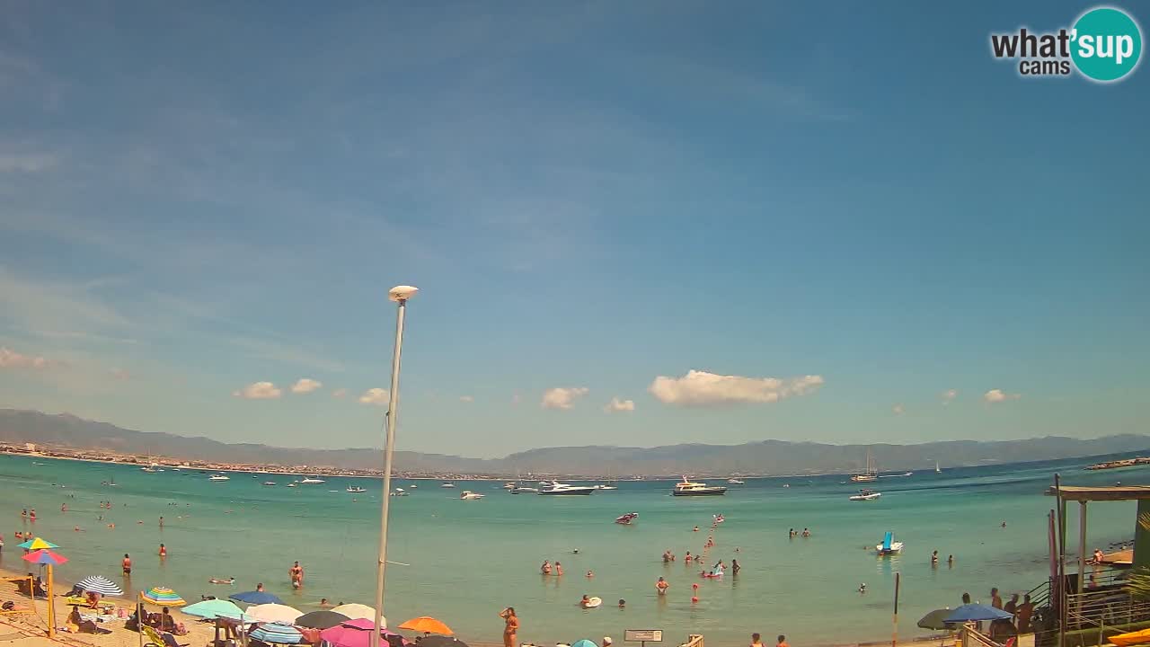 Webcam Cagliari Windsurf Club – Spiaggia del Poetto in diretta