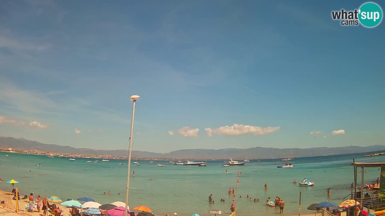 Webcam Cagliari Windsurf Club – Spiaggia del Poetto in diretta