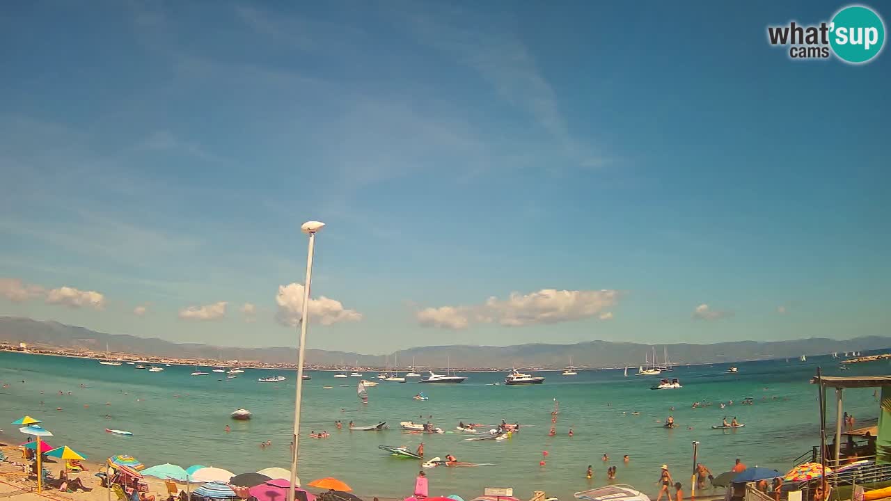 Webcam Cagliari Windsurf Club – Spiaggia del Poetto in diretta