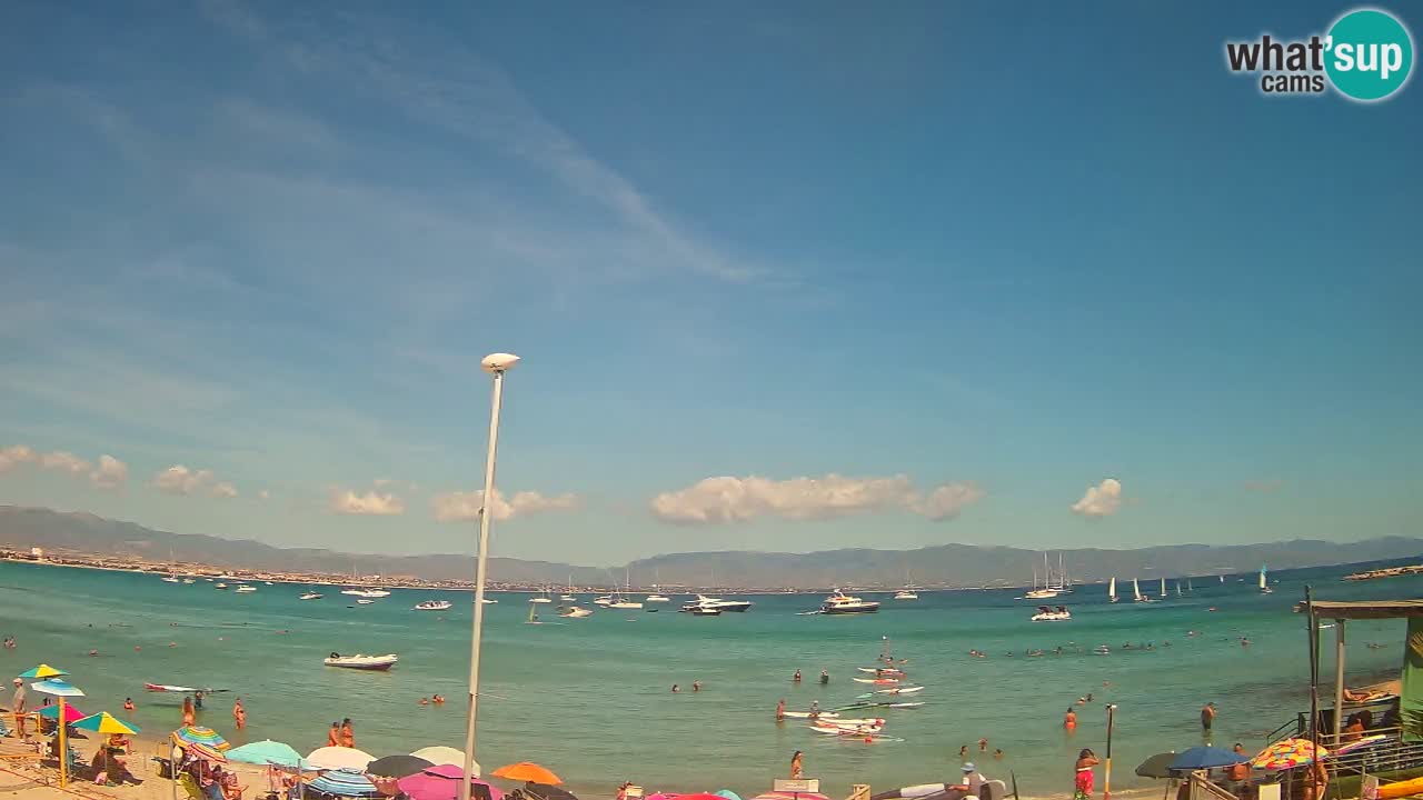 Web kamera Cagliari Windsurf Club – Poetto plaža uživo