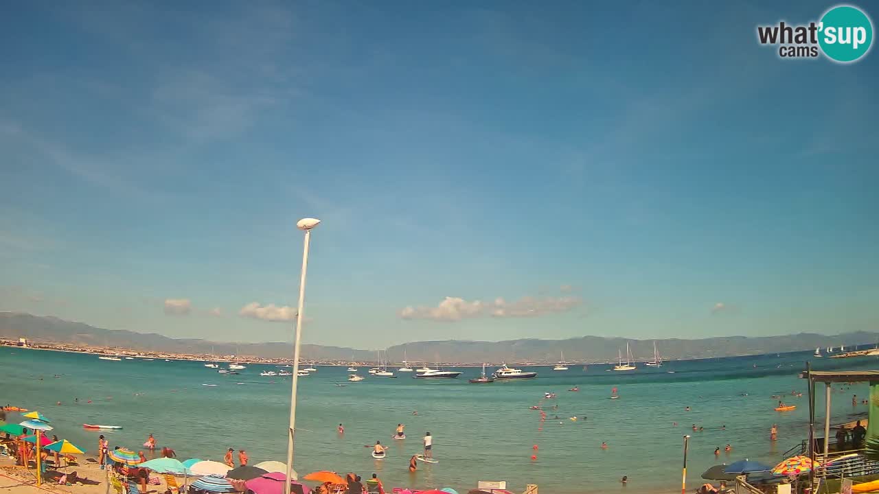 Webcam Cagliari Windsurf Club – Liveblick vom Poetto Strand