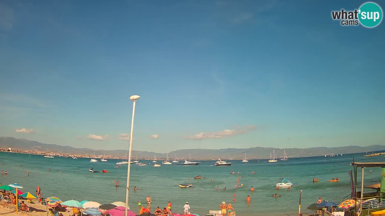 Webcam Cagliari Windsurf Club – Plage du Poetto en direct