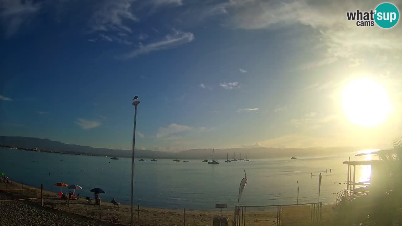 Web kamera Cagliari Windsurf Club – Poetto plaža uživo
