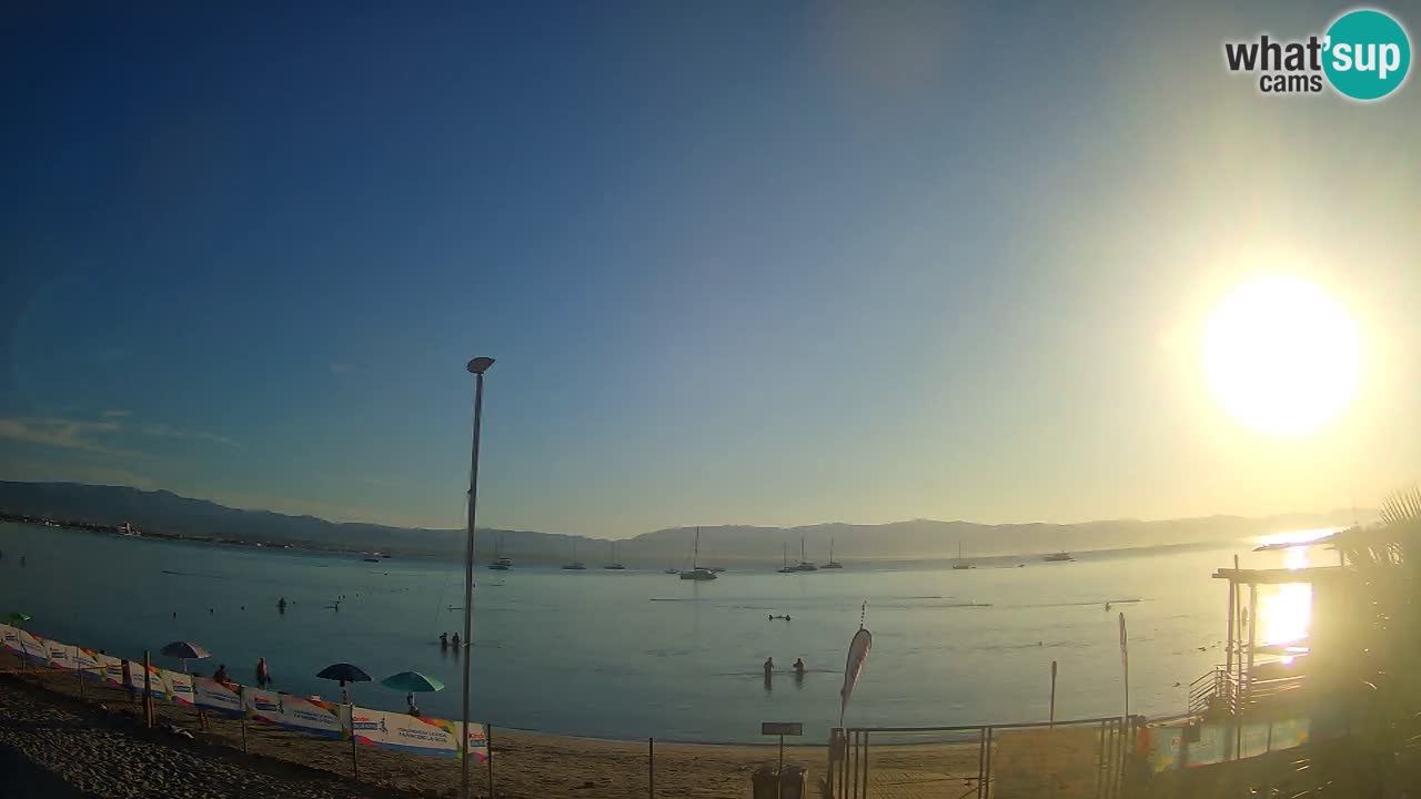 Webcam Cagliari Windsurf Club – Liveblick vom Poetto Strand