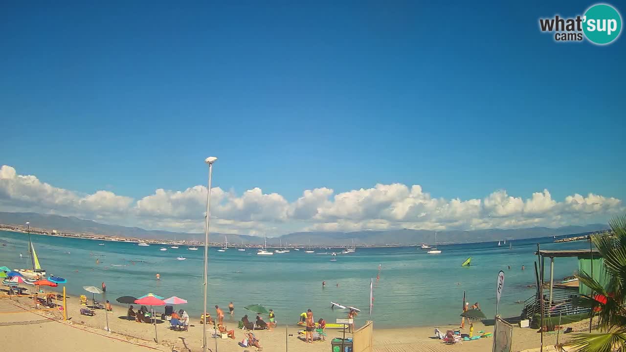 Webcam Cagliari Windsurf Club – Spiaggia del Poetto in diretta