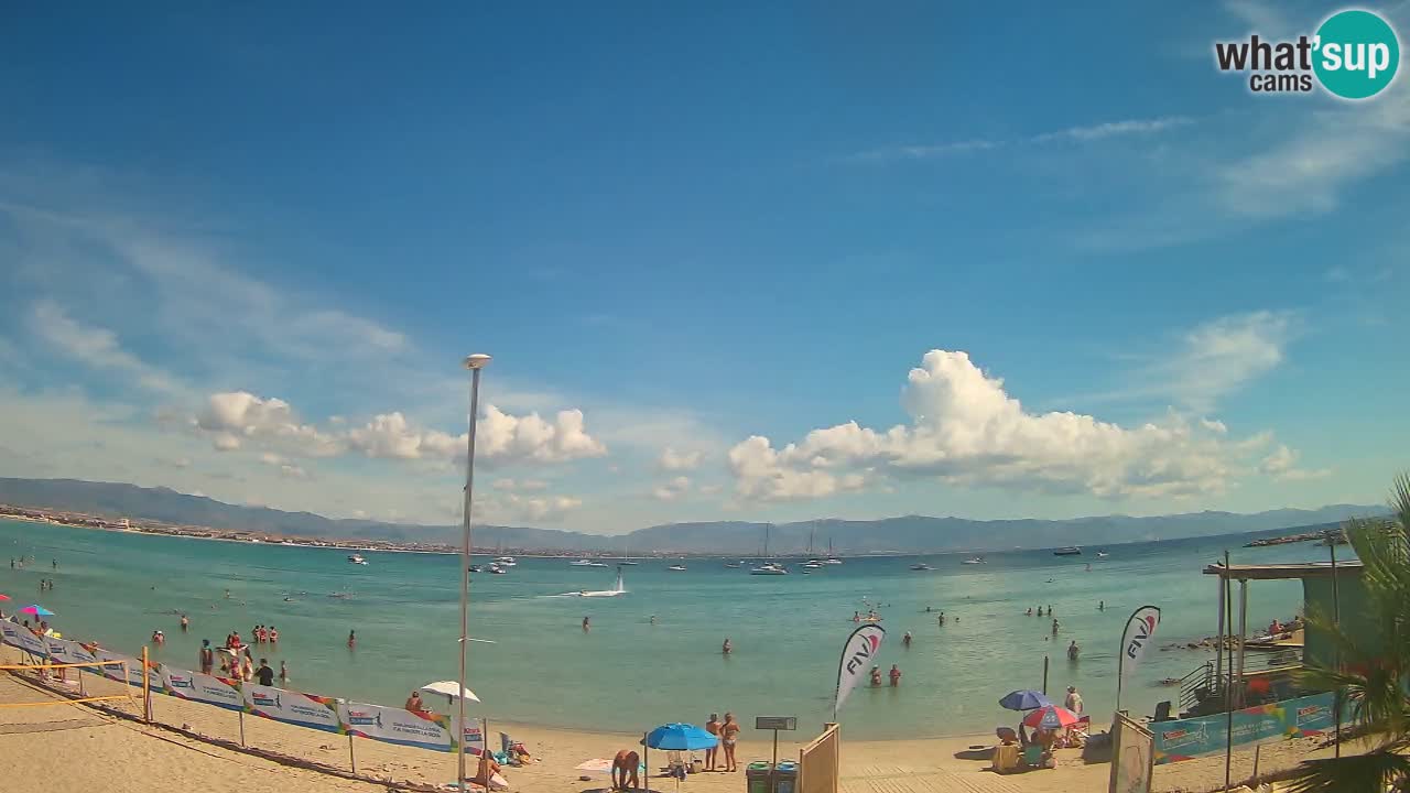 Webcam Cagliari Windsurf Club – Liveblick vom Poetto Strand